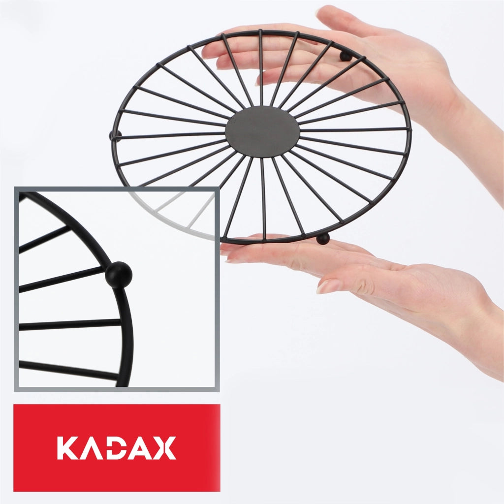 Supporto di raffreddamento per pentola calda KADAX in metallo nero