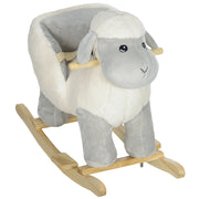 Cavallo a Dondolo Bambini Grigio con Suoni ¨C zephmum ¨C 18-36 Mesi