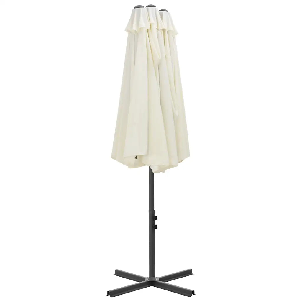 Ombrello | Parasolne da Esterni con Palo in Alluminio 460x270 cm Sabbia