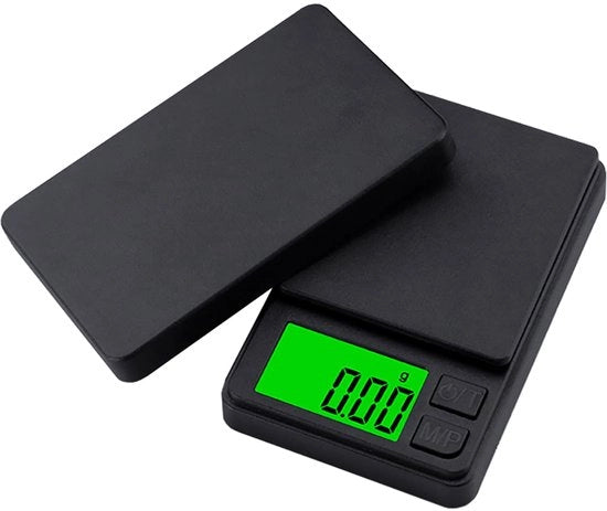 Pesa Elettronica da Cucina con Precisione di 0,01 g, Portatile con Illuminazione a LED di Sfondo