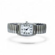 Trade Shop - Orologio Da Polso Elegante 29 Mm Acciaio Argento Minimal Compatto -