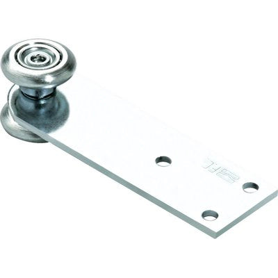 CARRELLO SCORREVOLE 44 COMUNELLO - ZINCATO 2 RUOTE D.MM 24 + STAFFA- 5 pezzi