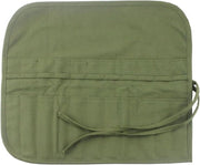 Tas per pennelli con 22 contenitori per pennelli - Portatile e multifunzionale (40 x 35 cm)