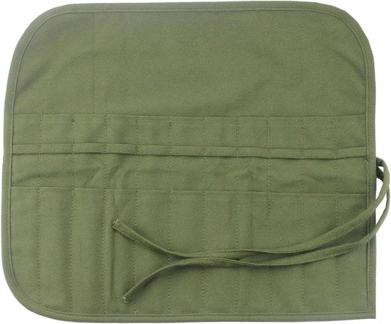 Tas per pennelli con 22 contenitori per pennelli - Portatile e multifunzionale (40 x 35 cm)