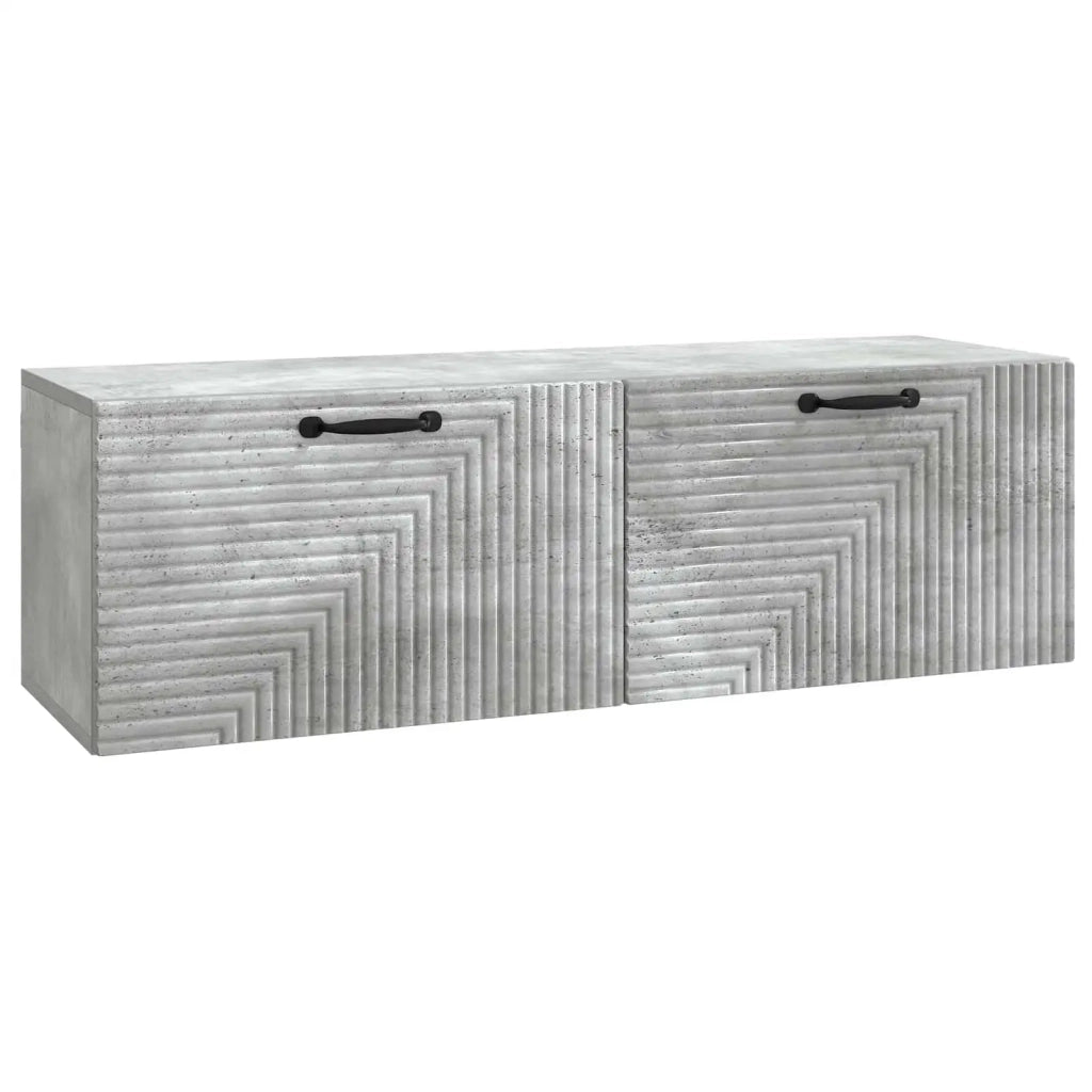 Mobile Porta TV da Muro Grigio Cemento 98 x 31 x 30 cm 898728