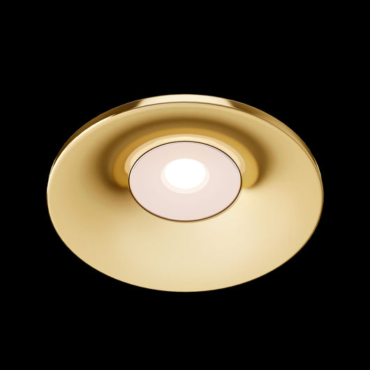 Faretto da incasso Downlight in Alluminio Barret Oro