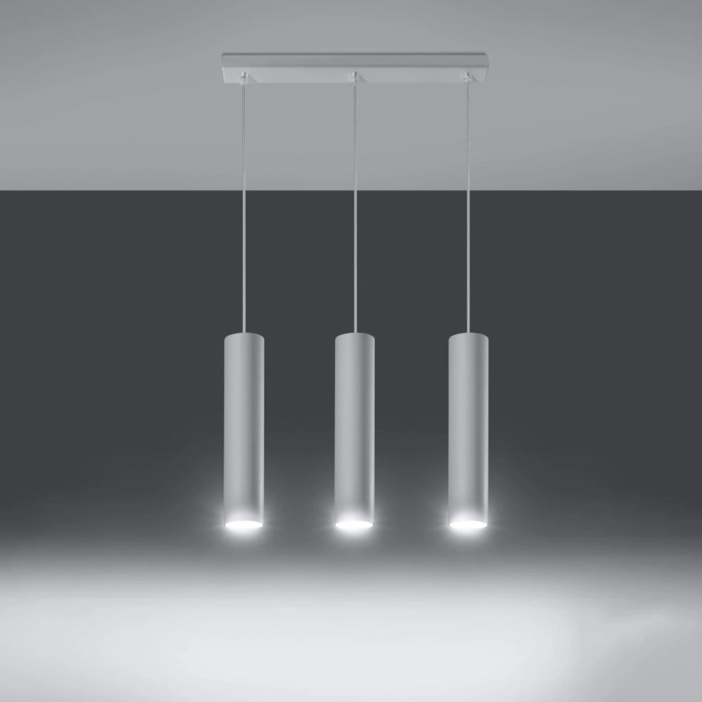 Lampada da parete in acciaio verde oceano Lagos 3xGU10 LED 45x6x90cm bianco
