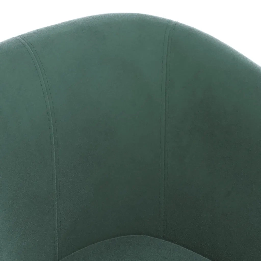 Poltrona Cabriolet Verde Scuro in Velluto 356444