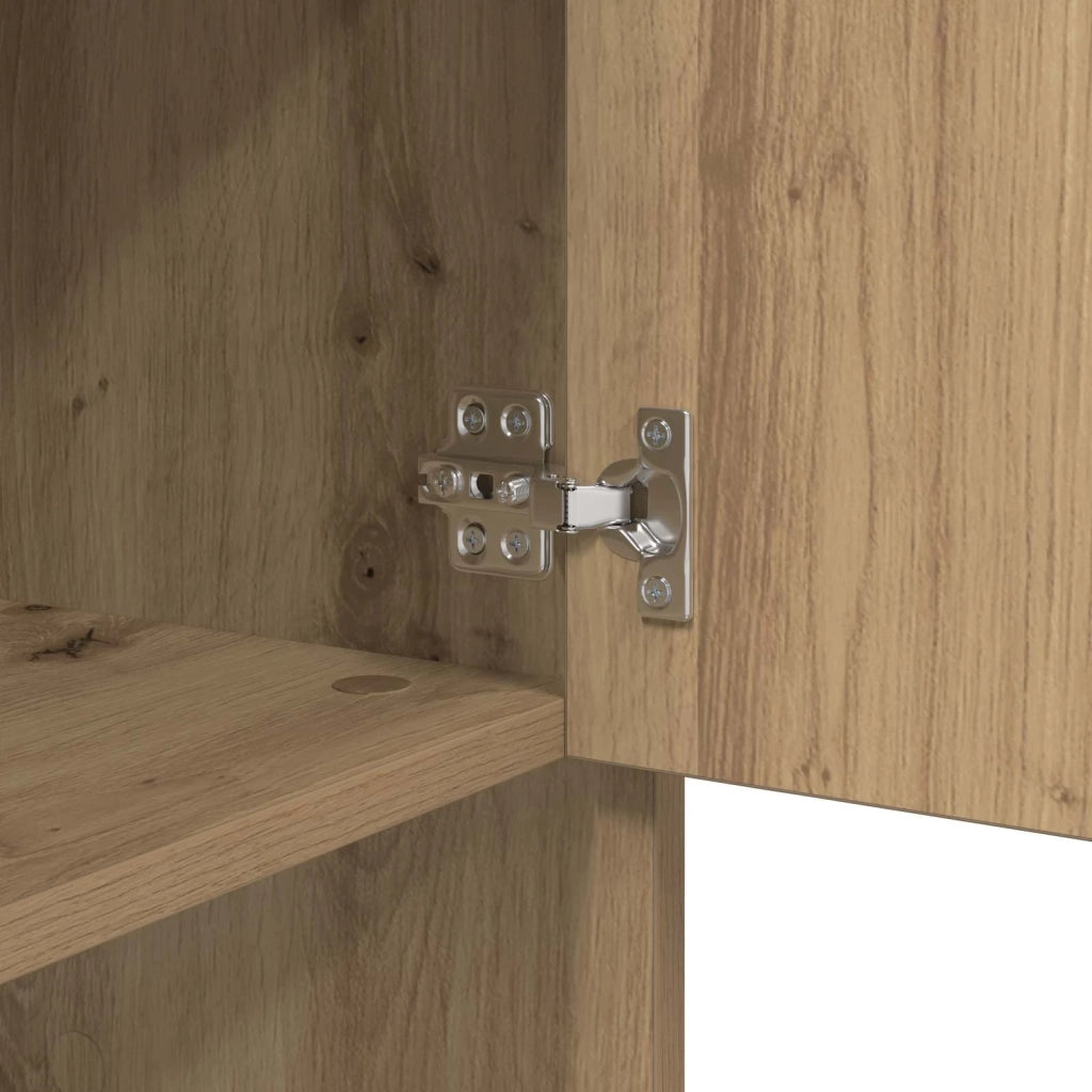 Credenza Rovere artigianale 97 x 29 x 75 cm Legno multistrato 875223