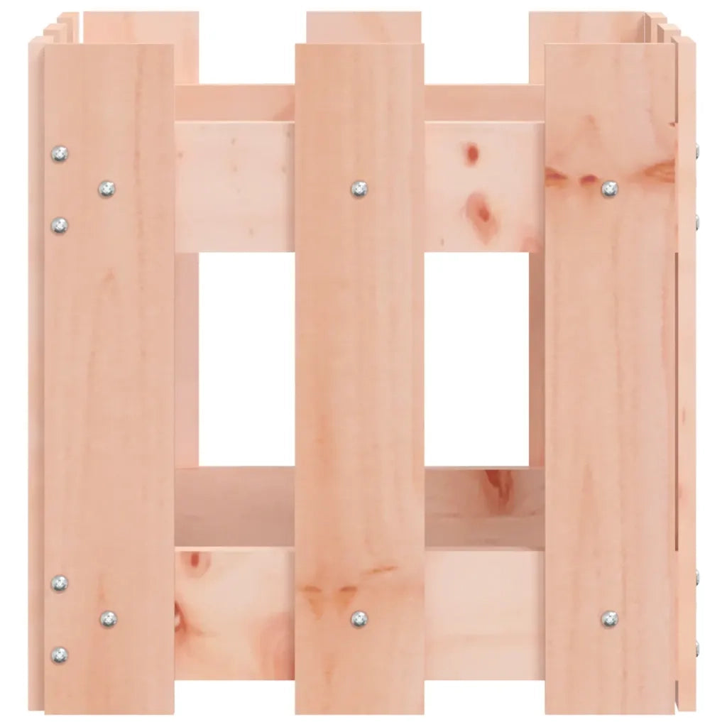 Fioriera Giardino Design Recinzione 30x30x30cm Massello Douglas 832445