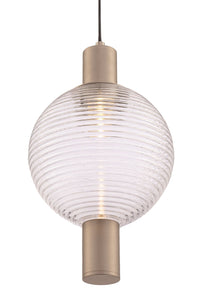 Lampada pendente Pendant in Metallo Rueca Nickel