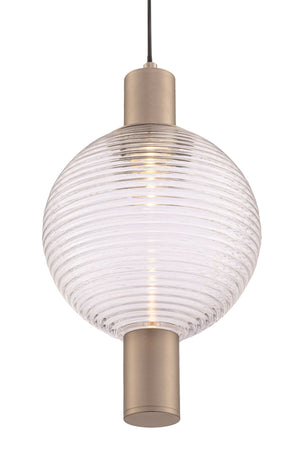 Lampada pendente Pendant in Metallo Rueca Nickel