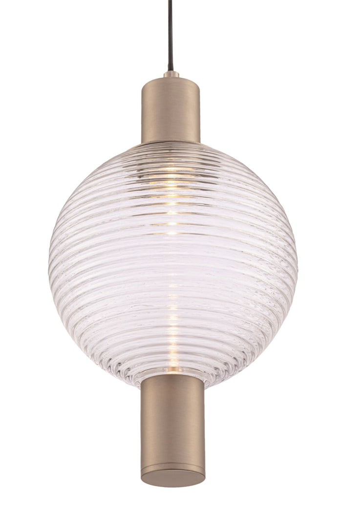 Lampada pendente Pendant in Metallo Rueca Nickel