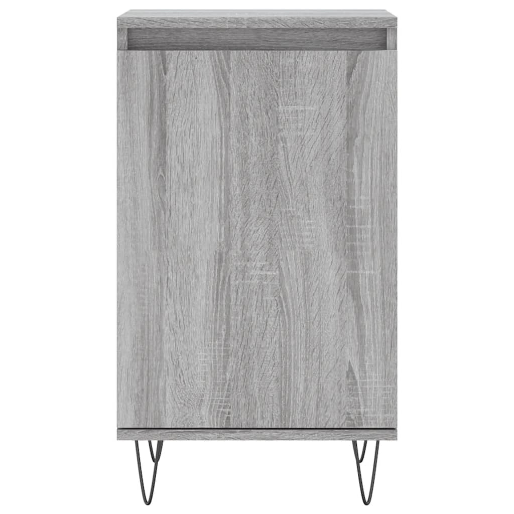 Buffet credenza cassettiera armadio mobile contenitore organizer cucina soggiorno Sonoma 40 x 35 x 70 cm legno ingegnerizzato grigio 02_0036355