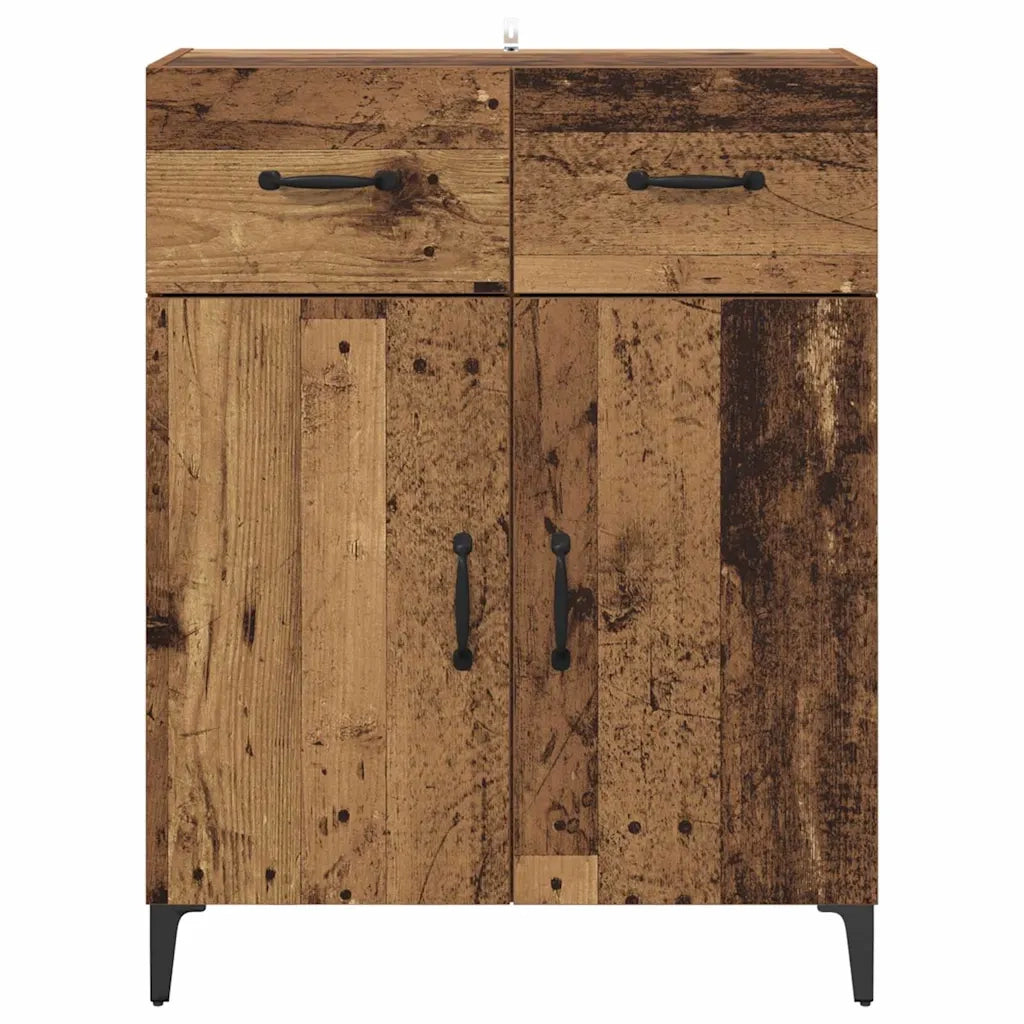Credenza-Buffet-Armadio da cucina Legno vecchio 69,5 x 34 x 90 cm Legno multistrato 383615