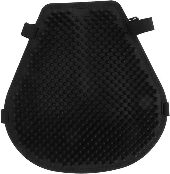 Sella Motor con Guscio di Gel - Comoda e Assorbente 3D Honeycomb - Abbagliante Zona di Contatto Nera per Motocicli
