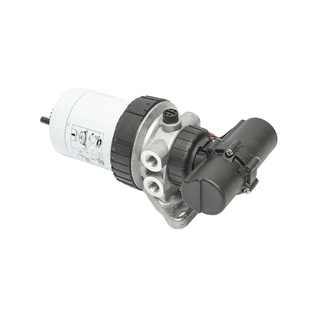 Pompa alimentazione elettrica con filtro per Massey Ferguson, New Holland, Case IH, codice OEM 84288071, 162000080881, 47111572, 836866309, 836867597, 836867831, 836879200, 836879202, 837073628