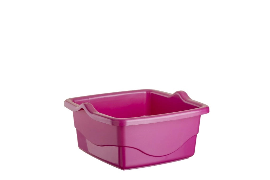 Bacinella Quadrata Moplen Da 40 Cm Litri 16 Colori Assortiti Spa Set 5 Pezzi - Bama