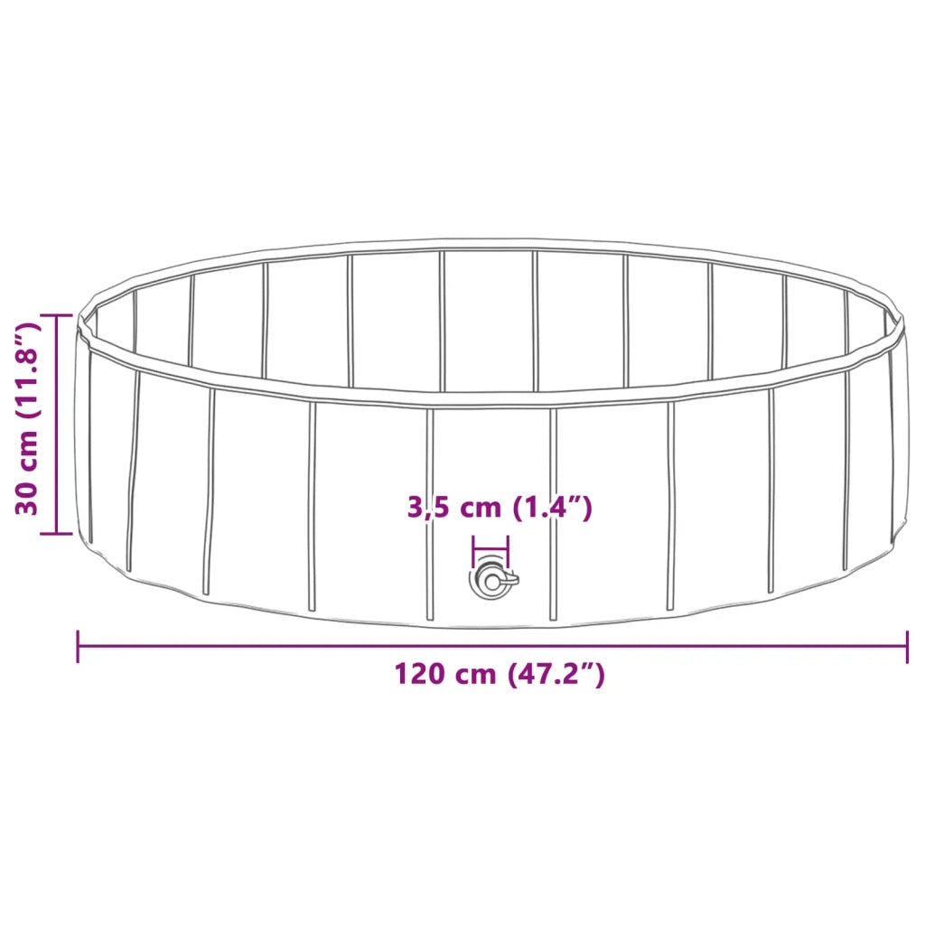 Piscina per bambini Blu Ø 120 x 30 cm