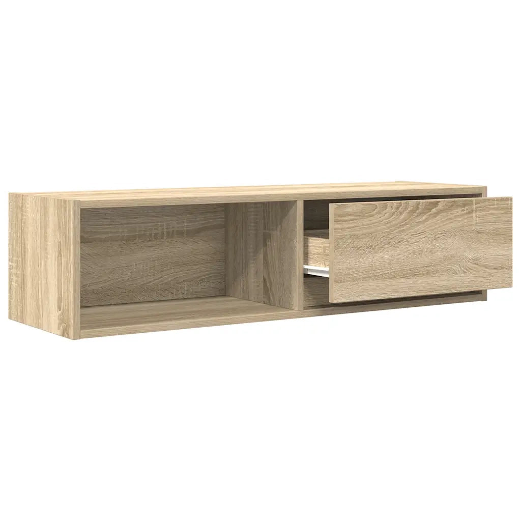 Mobile Porta TV Rovere Sonoma 100x31x25,5 cm Legno Multistrato 861476