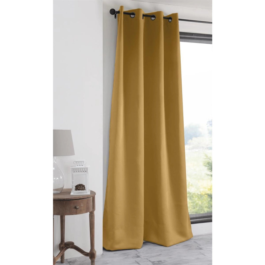 TENDA NOTTE OSCURANTE 140XH280CM SENAPE