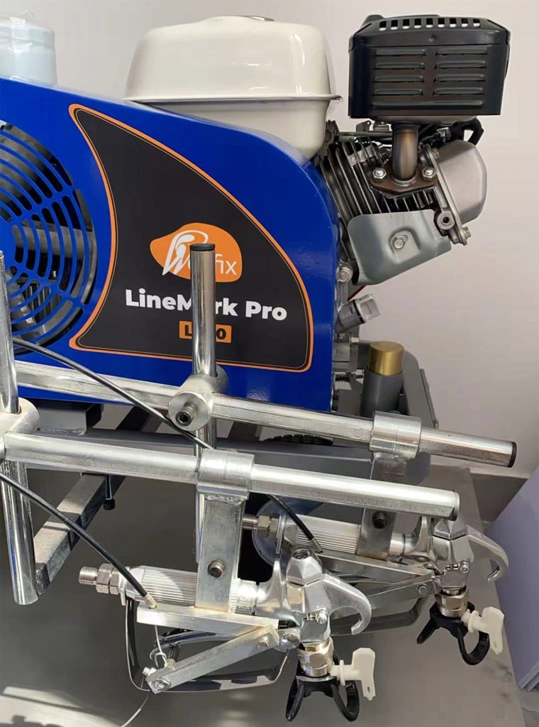 Traccialinee Stradale LineMark Pro LM10 Duo – 6.5HP 5000W | 20 MPa | 10 L/min | 2 Pistole + 2 Tubi 10m