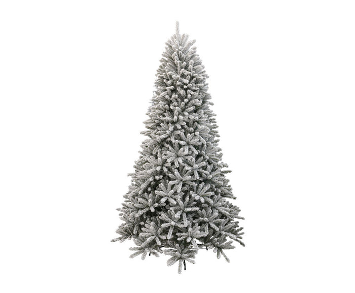 Albero di Natale Artificiale Innevato 225 cm 96 Rami Eucalipto del Gargano