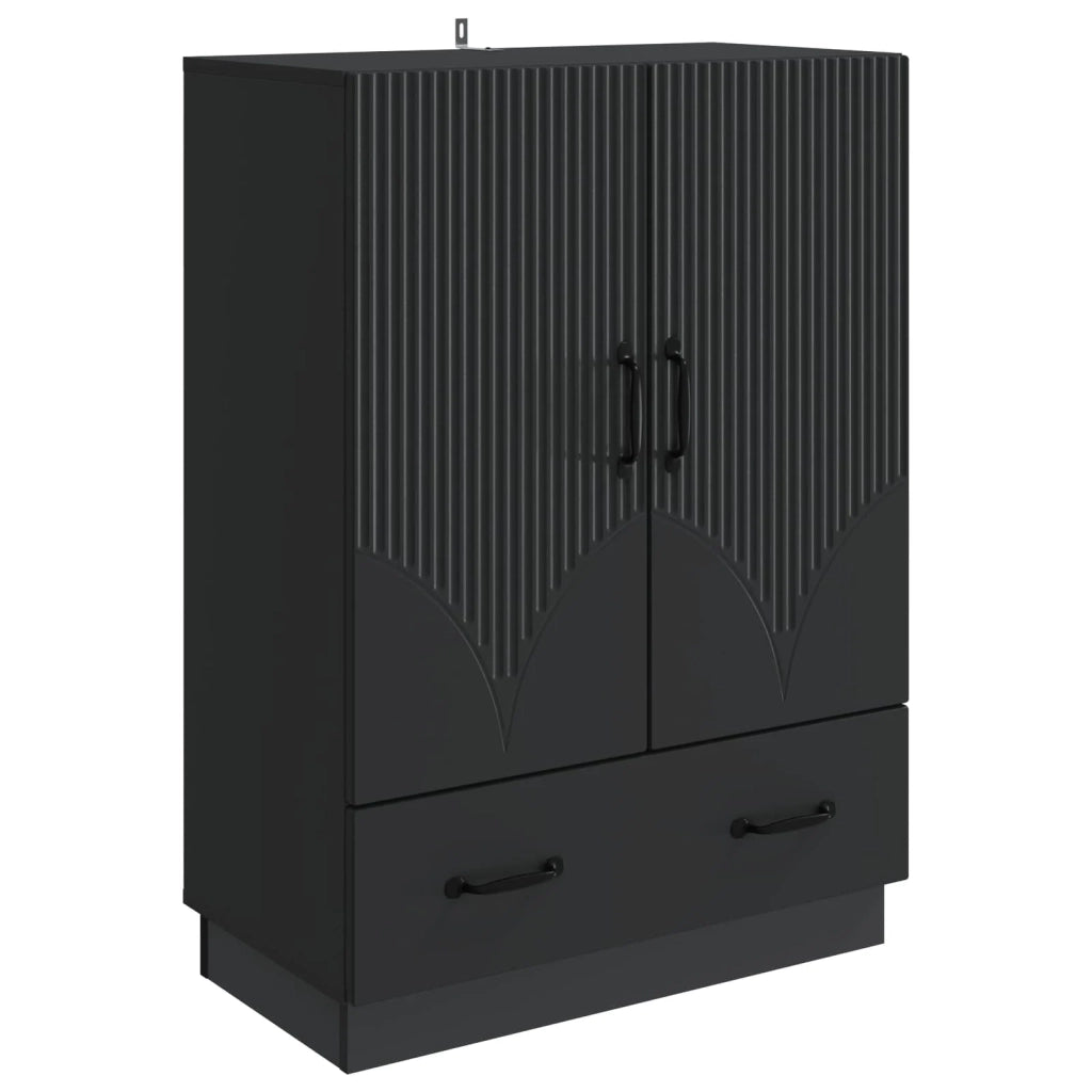 Credenza Nero 66 x 34,5 x 92 cm Legno ingegnerizzato 895356