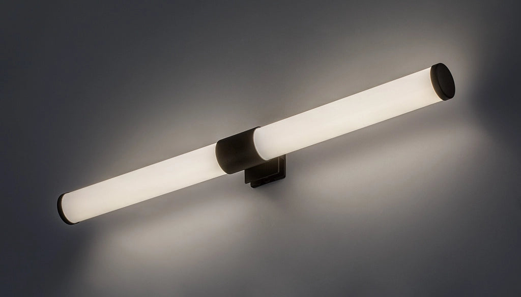 Applique bagno LED 6W Zain nera 40 cm IP44 Rabalux