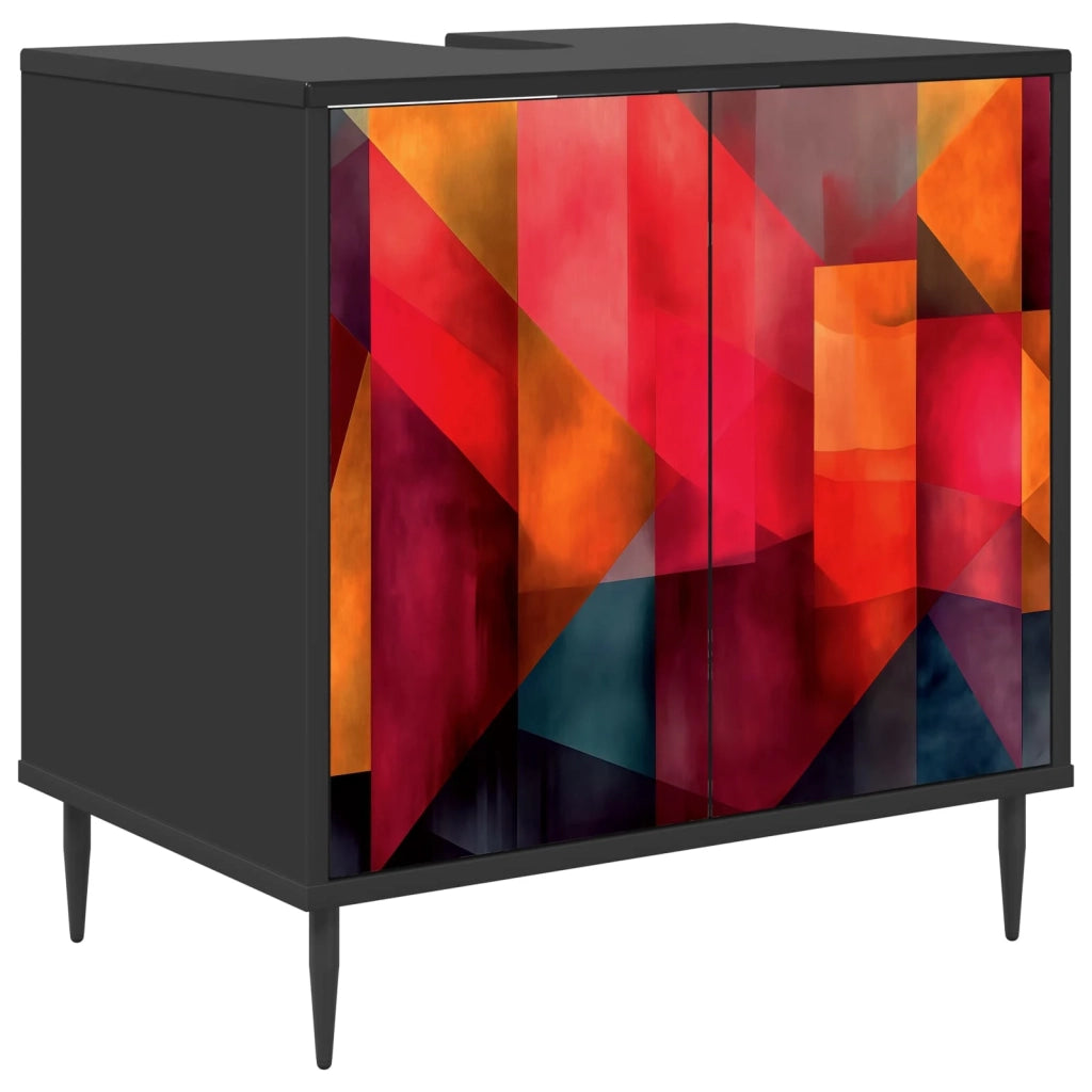 Mobile da Bagno HEESCH Rovere Nero 60 x 40 x 61 cm 8007418