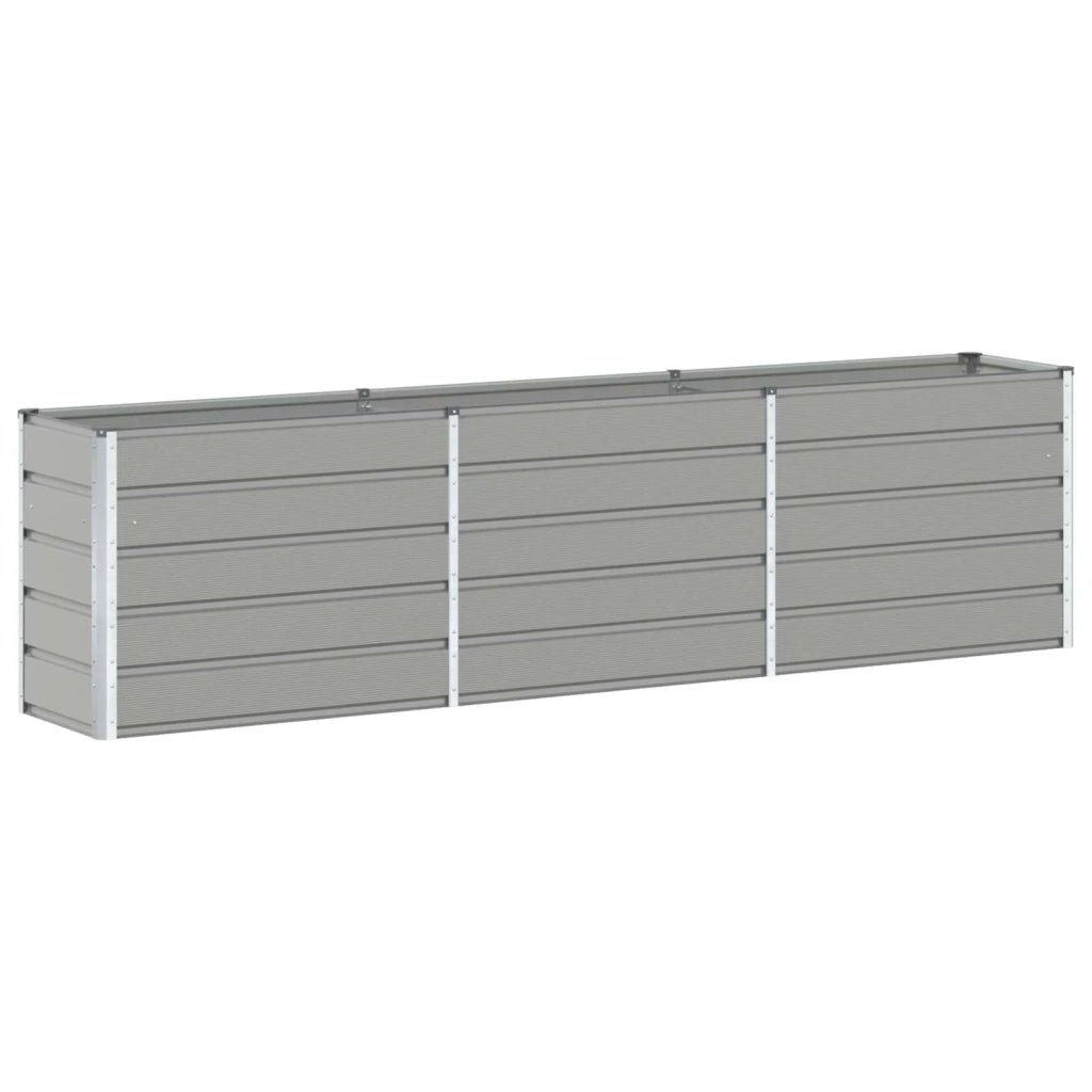 Fioriera Grigio chiaro 290 x 50 x 75 cm Acciaio zincato 42018155