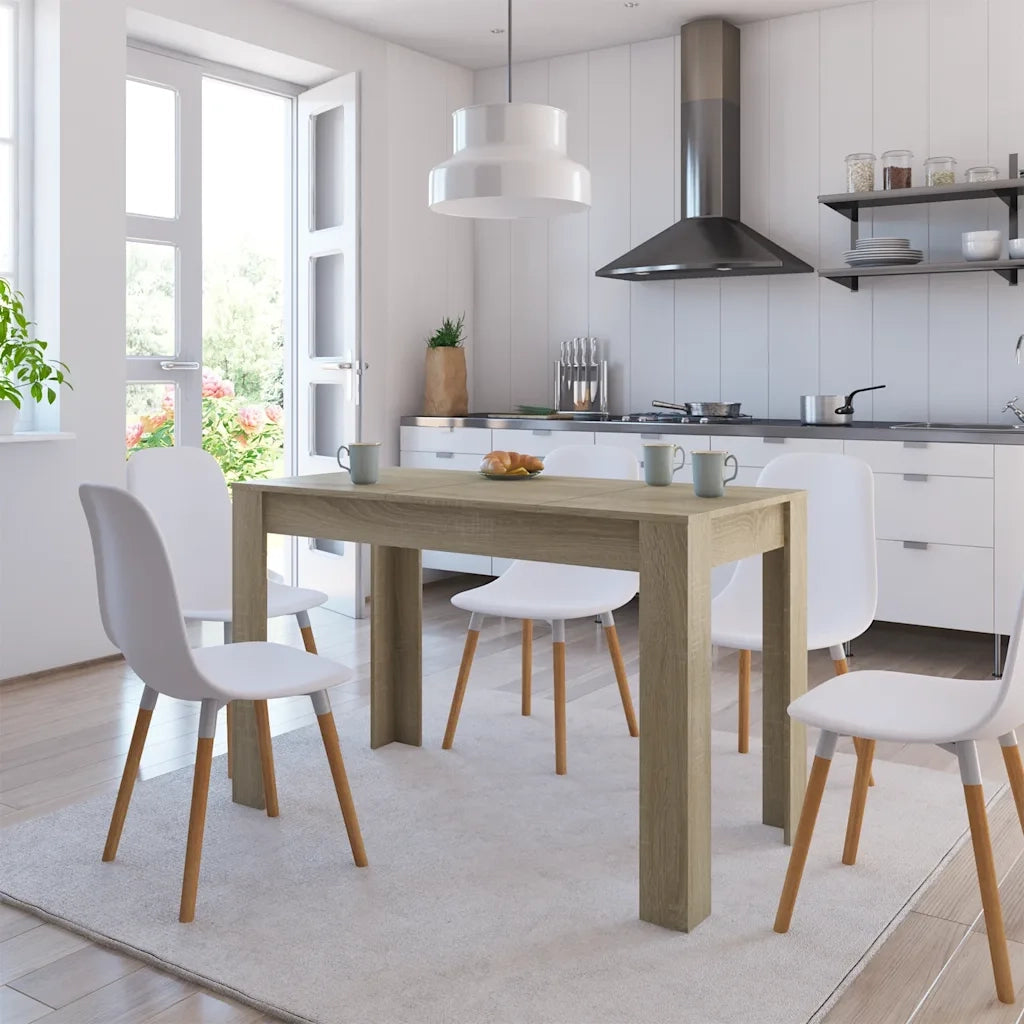 Tavolo da Pranzo | Tavolo da cucina Rovere Sonoma 120x60x76cm in Legno Multistrato