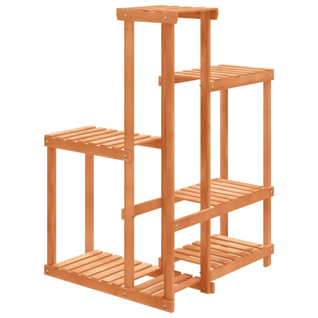 Portafiori-Supporto per Piante-Rastrelliera per Fiori 62,5x61,5x101,5 cm in Legno Massello di Abete 221959