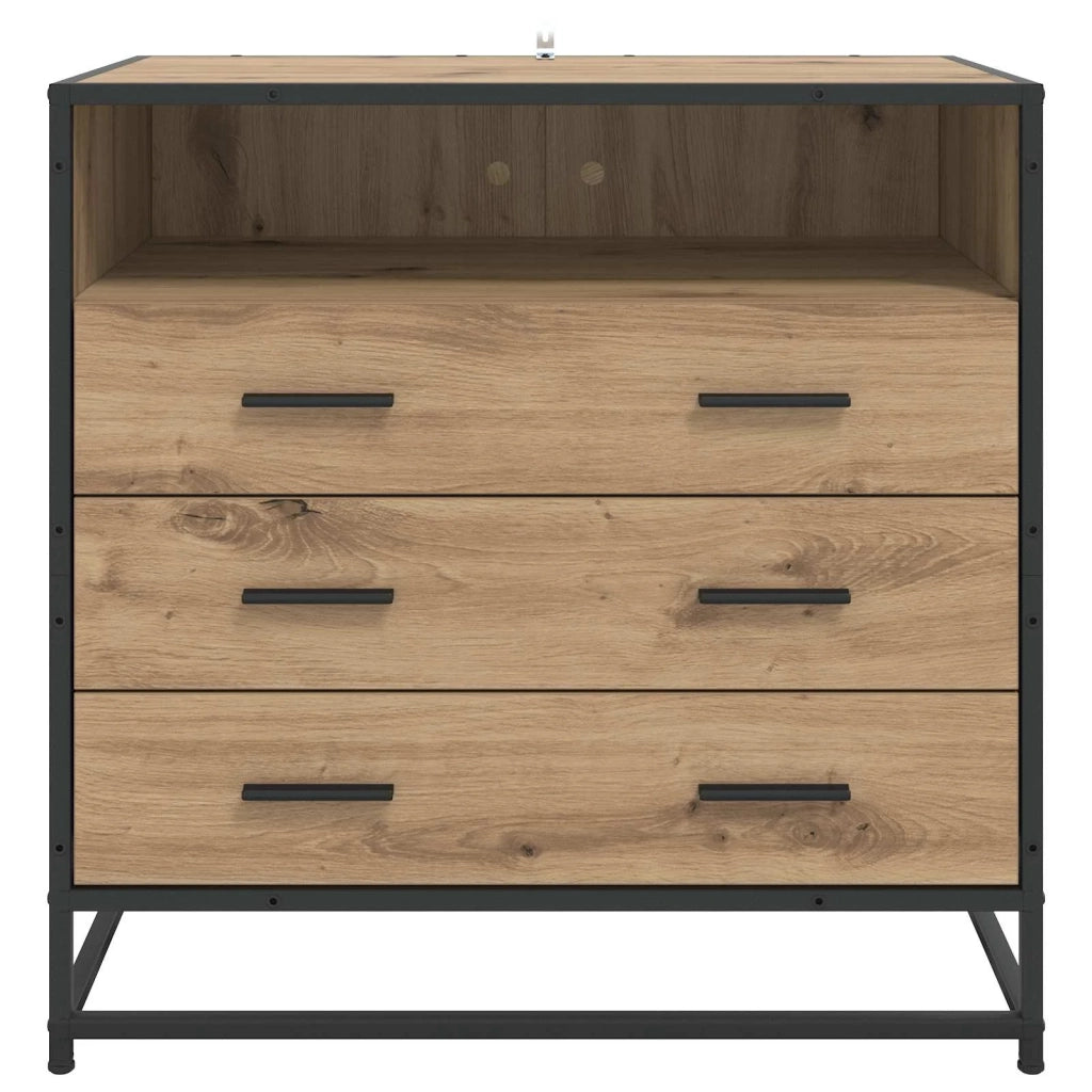 Mobile con Cassetti 3-Cassetto Rovere artigianale 8010307