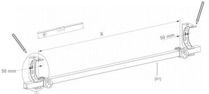 Tenda da Sole Barra Quadra 200x250 cm Tessuto in Poliestere Riga Verde