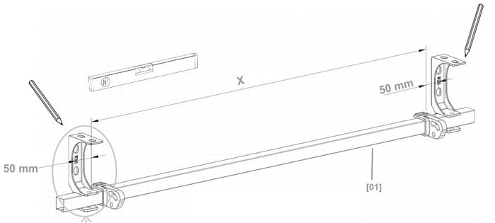 Tenda da Sole Barra Quadra 200x250 cm Tessuto in Poliestere Riga Gialla Scura