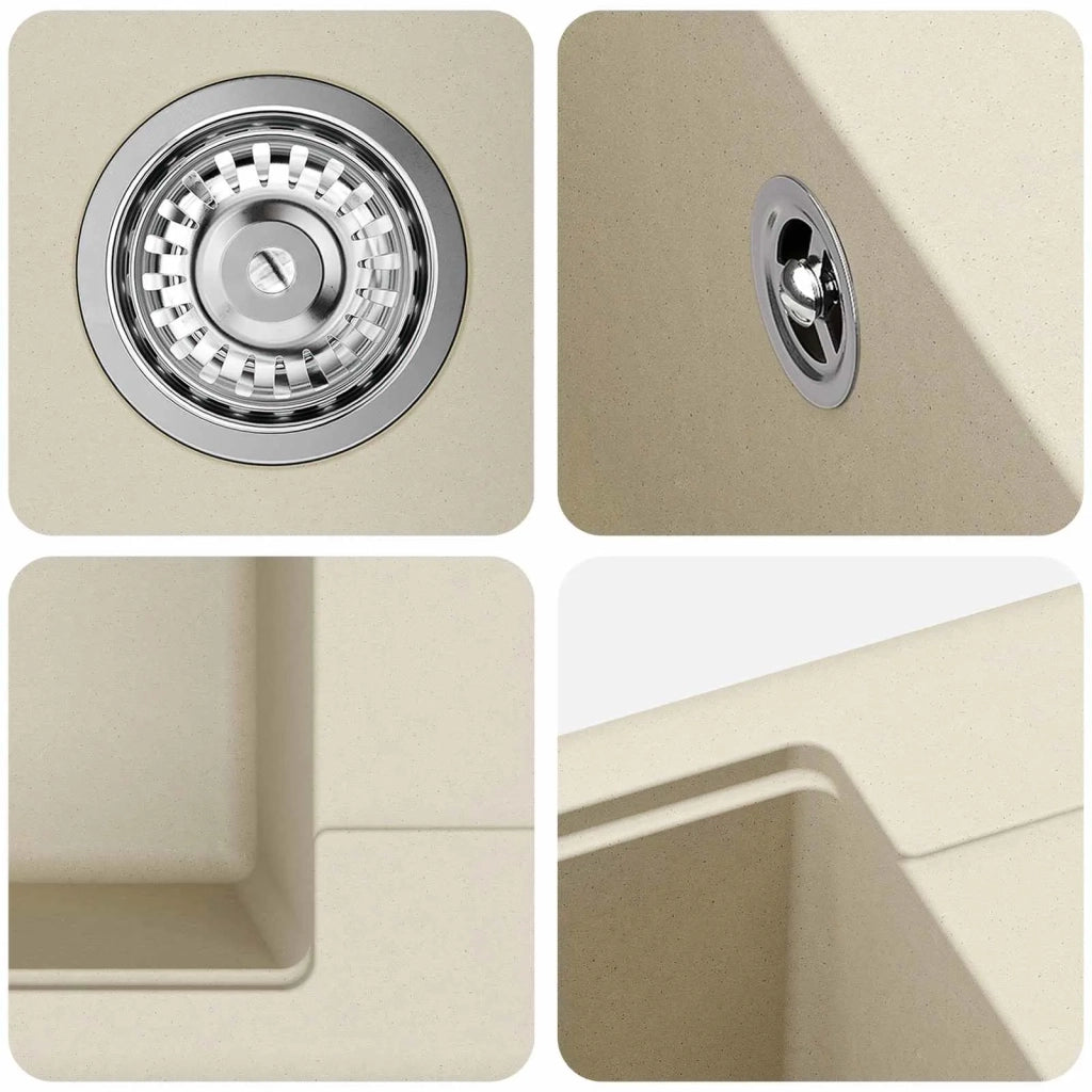 Lavello Beige 560 x 460 mm 80% Quarzo e 20% Resina CFW4914860
