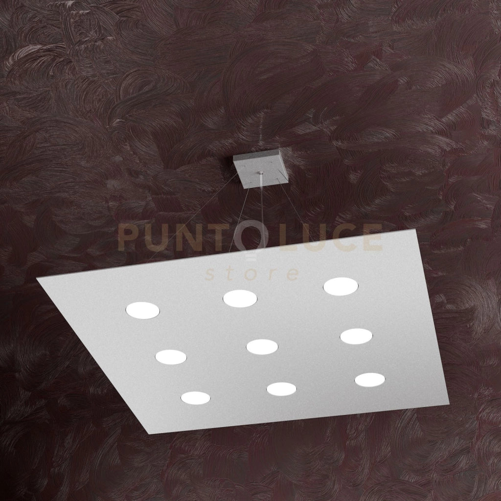 AREA SOSPENSIONE 9+4 LUCI BIEMISSIONE GRIGIO 1127-S9+4-GR
