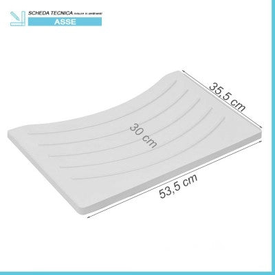 Asse lavapanni 53,5x35,5 cm per lavatoio in resina 60x60 e 60x50 cm