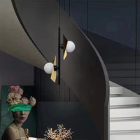 Lampada Da Soffitto App1410-cp Black Gold