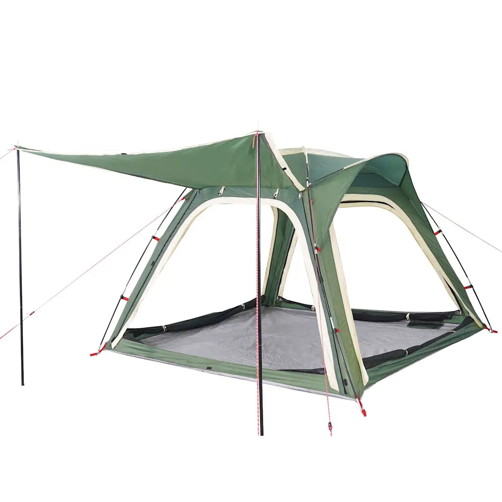 Tenda Campeggio 4 Persone-Tenda per Escursionismo Verde Rilascio Rapido Impermeabile