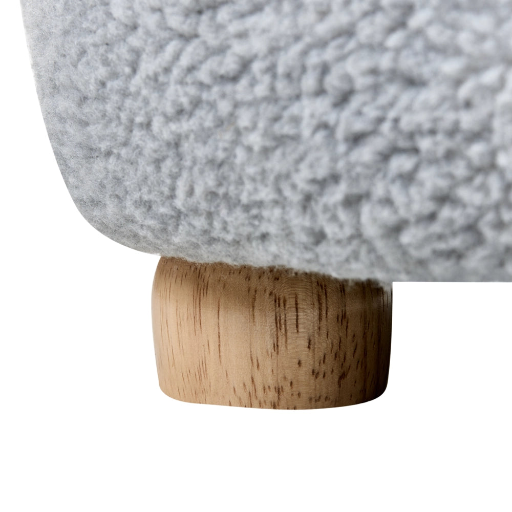 Poltrona per bambini Tessuto Grigio motivo pecora Tappezzeria Sedia bassa per bambini FormaPoltrona per bambini Tessuto Bianco sporco motivo pecora Tappezzeria Boucle Sedia bassa per bambini Forma