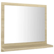 Specchio da bagno 40 x 10,5 x 37 cm bianco e beige 02_0006921