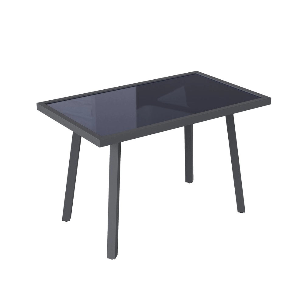 Set Pranzo da Giardino 8 Posti con Divano Angolare, Tavolo e Poltrone ¨C Xylo ¨C Polyrattan Grigio