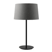 VIVIEN Lampada da Tavolo Nera con Paralume Conico Antracite E27 IP20 - Illuminazione d'Interni in Metallo - Rossi Group