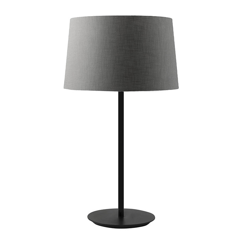 VIVIEN Lampada da Tavolo Nera con Paralume Conico Antracite E27 IP20 - Illuminazione d'Interni in Metallo - Rossi Group