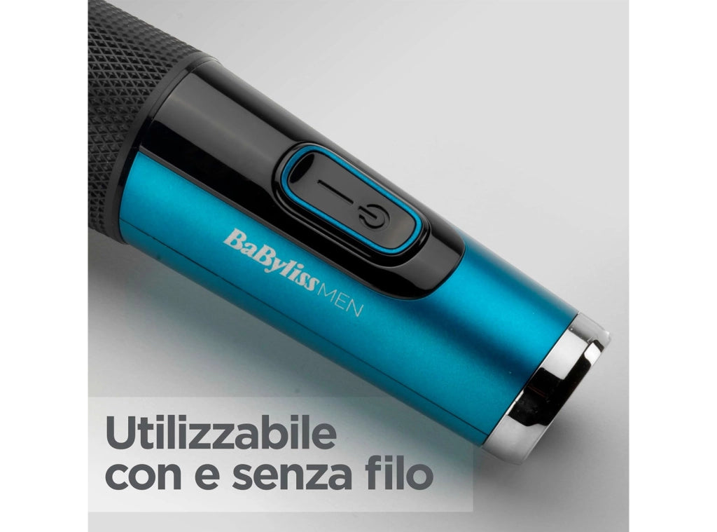 Tagliacapelli Professionale in Acciaio Giapponese con Batteria al Litio con Accessori Ricarica Rapida e Custodia Rigida Inclusa - BaByliss