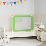 Sponda Letto di Sicurezza per Bambini Verde 100x25cm in Tessuto 10190