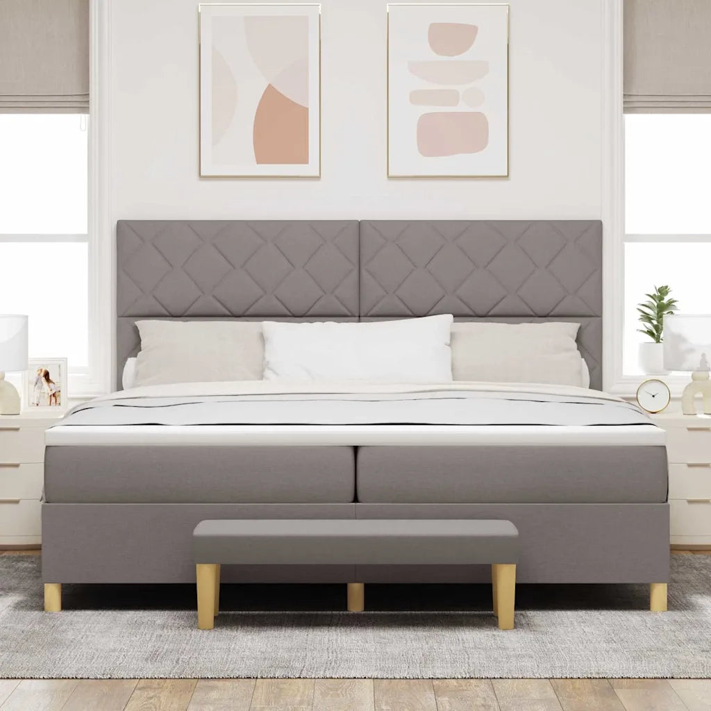 Letto a molle con materasso Talpa 200 x 200 cm Tessuto 3344405