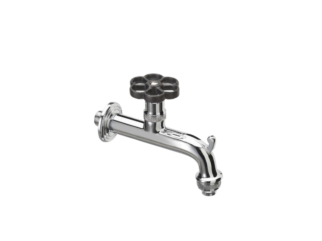 Rubinetto stile idraulico Belfer in ottone Ø 18mm Colore: Antracite